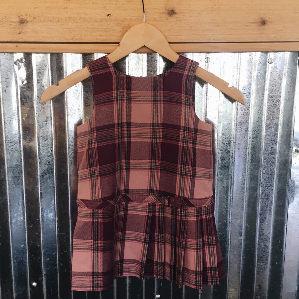 Girls plaid dress